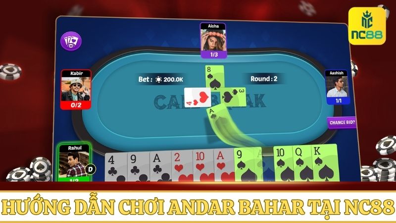 Hướng dẫn tham gia chơi Andar Bahar
